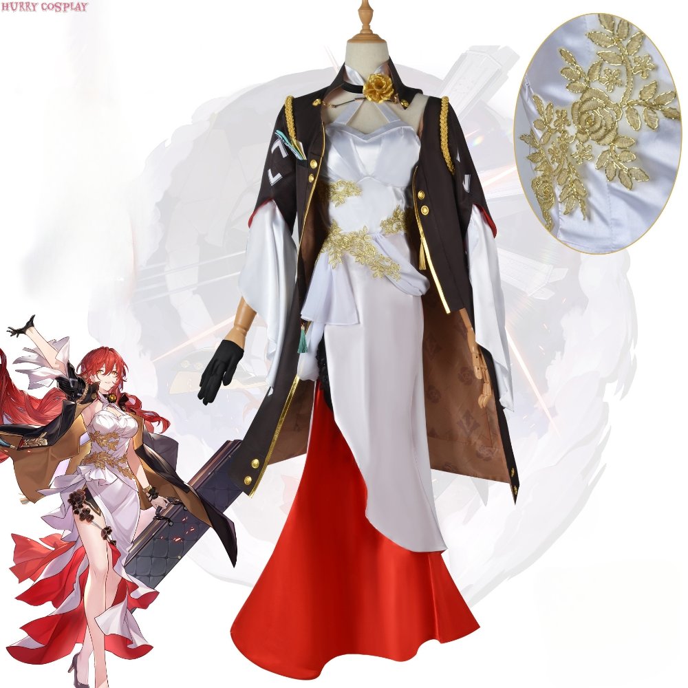 Game Cosplay,Honkai: Star Rail,Honkai Star Rail Himeko Cosplay Costume